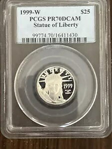 A 1999-W $25 AJ v`i C[O 1/4 IX v`i PR70 DCAM PCGS *3771