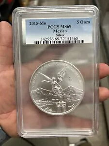 2015-Mo 5 IU IX v^ v t@C Vo[ 999 PCGS MS69 LVR Eh RC o[