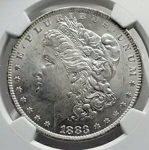 1883 AJO Vo[ [K ăh RC EAGLE NGC MS i80086