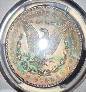 �g�[�� 1878 CC ���[�K�� �V���o�[ �_���[ $1 PCGS MS62 �O���[�� �p�[�v�� �����X�^�[ �J���[ PQ