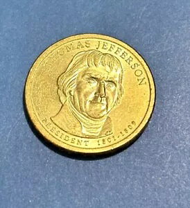 トーマス ジェファーソン 第 3 代大統領米国 1 ドル硬貨 1801-1809