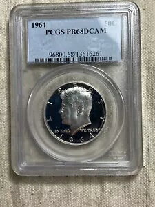 1964 50c PCGS PR68DCAM PlfB n[t_[ fB[v JI X|bg t[ h