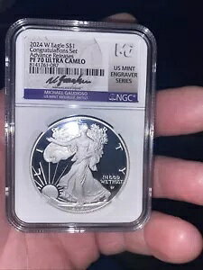 2024 -W PF-70 UC Eagle Congratulation Set ��s���� Michael Gaudioso