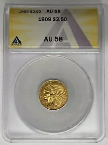 1909N $2.50 CfBA{ C[O  ANACS AU 58 (B)