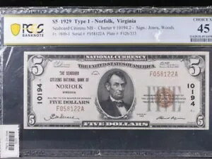 1929 �N�̍�����s���A�uNORFOLK�v�A�u10194�v�APCGS ���� EF-45�B�X�g�A #15054