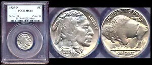 1935-D 5C ^Cv 1 PCGS MS64 IWiJ[ & \ʃobt@[jbP++
