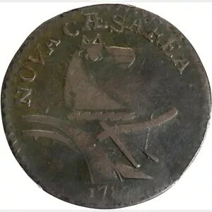 1787 �j���[�W���[�W�[���B�v���E�̏�ɏ��}�͂���܂���B PCGS VF25