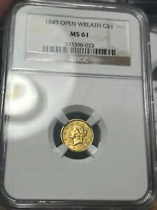 1849 G$1 NGC MS61 (I[v[X) - S[h_[ - Nx^CvRC