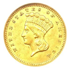 1856 Ch S[h h G$1 - F NGC MS61 (BU UNC) - 󏭂ȏ̋