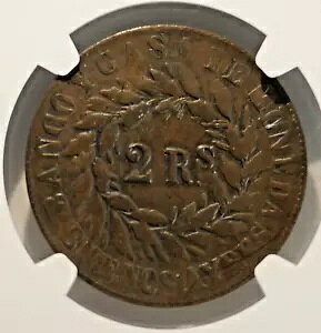 A NGC uGmXACX A[`B RC DOS 2 REALES 1860 KM 11