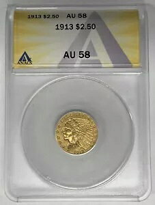 1913N $2.50 CfBA{ C[O  ANACS AU 58