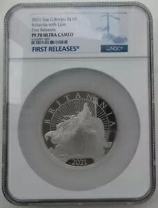 NGC PF70 FR 2021 �C�M���X �p�� �u���^�j�A ���C�I����� 5�I���X S10P COA�t��