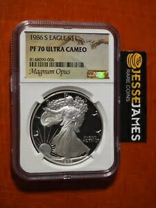 1986 S �v���[�t �V���o�[ �C�[�O�� NGC PF70 �E���g�� �J���I �}�O�i�� �I�[�p�X ���x��