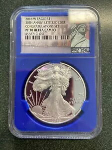 2016-W NGC PF70 �V���o�[ �C�[�O�� �v���[�t - 30th Ann.�����t���G�b�W-���߂łƂ��Z�b�g