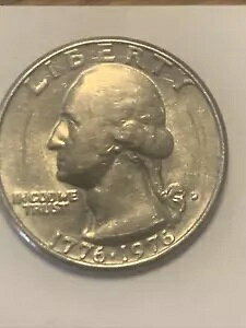 Bicentennial Quarter**1776-1976** Filled D Mint Mark Error**(�܂�)