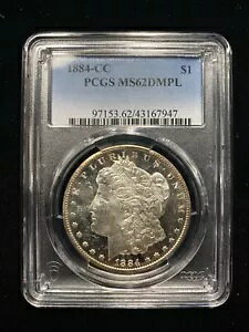 1884 CC [K Vo[ _[ $1 PCGS MS62 DMPL Â PL fB[v ~[