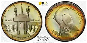 1984 S _LOT[XIsbN PCGS PR-66 DCAM IsbN TONED