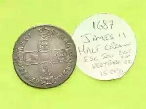 1687 �V���o�[ �n�[�t �N���E�� �R�C�� �L���O �W�F�[���X 2 �� (1685-1688) 15.00 �O���� ESC500 2nd �o�X�g
