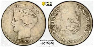 �x�l�Y�G�����a�� 1 �{�� 1858-A PCGS Fine Detail �p���~���g ���A�^�C�v