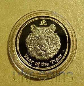 2010 �I�[�X�g�����A Lunar II Year of the Tiger 1/10 �I���X �S�[���h �v���[�t �R�C�� $15 �E���g�����A