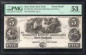 1838 �` 1840 �N�� 5 �h�� THE MECHANICS BAKING ASSOC.�j���[���[�N�B�j���[���[�N�B�����v���[�t PMG AU-53