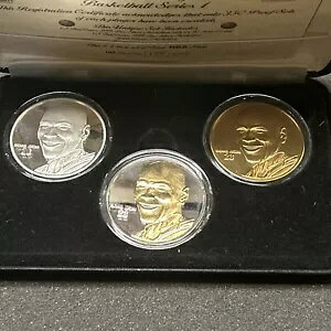 マイケル ジョーダン ブルズ ハイランド ミント エリート 3 コイン プルーフ セット 999 シルバー ラウンド 1/350