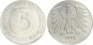 5 DM �R�C�� 1975 F �g���������݂Ȃ��� 2 �̃}�[�N�Ɍ����A�������ꂽ�΂���