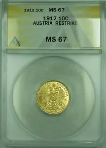 1912 I[XgA XgN 10 Ri ANACS MS-67 B