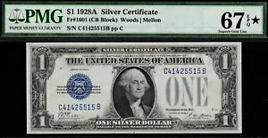 1928A $1.00 �V���o�[ C41425515B P.M.G #67EPQ-STAR-