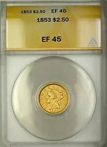 1853N $2.50 oeB NH[^[ C[O  ANACS EF-45