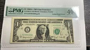 1963-A $1 FRN Fr1901-L ̃K^[܂G[ PMG 40 EPQ ACe 6750