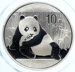 2015 CHINA PANDA Bamboo TEMPLE o HEAVEN �V���o�[ 10 �������R�C�� PCGS i109892