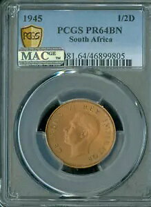 1945 AtJ 1/2 yj[ PCGS PR64 BN MAC X|bgX 150  *