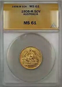 1908-M I[XgA\u ANACS MS-61 (AMT)