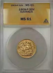 1909-P I[XgA\u ANACS MS-61 (L AMT)