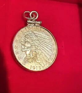 1915 �h�� 2.5 �h�� �C���f�B�A�� �w�b�h �\���b�h �S�[���h �R�C�� 14K �x�[�� �y���_���g �G�X�e�[�g �s�[�X 5g