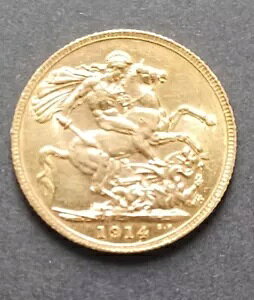1914 �W���[�W 5 �� �t�� 22ct �S�[���h �\�u����