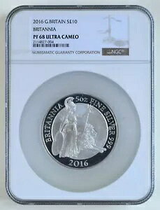 2016 �C�M���X ?10 �u���^�j�A NGC PF 68 �E���g�� �J���I 5 �I���X��� PF68UC