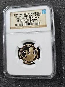 ?? 2012 �����h�� �I�����s�b�N �~�l�����@ �t�H���e�B�E�X 1/4 �I���X �S�[���h NGC PF70 UC �R�C��