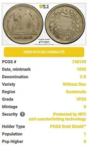 1892 2 Reales �O�A�e�}�� No Estrella ?? �X�[�p�[���A