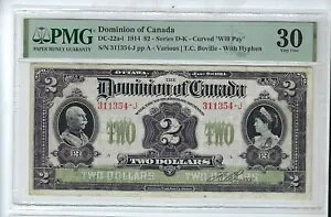 h~jI Iu Ji_ 1914N DC-22a-i $2 V[Ȃ uWill Payv J[u PMG 30