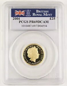 CMX UK 2004 BRITANNIA 1/4 IX S[h ?25 |h v[t RC PCGS PR69 DC