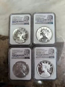 2017-P �A�����J�� ���o�e�B �V���o�[ ���_�� 1�I���X NGC 4 �Z�b�g PF MS SP70 ���b�g �W�F�v�\��ER