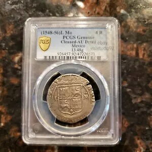 Charles Johanna 4 Reales スペイン銀貨 コブ 新世界メキシコ