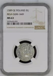 1589 GE �|�[�����h 3G ���K GUM-1449 NGC MS 63