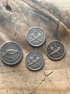 ���A**NZ 1930�N�� �X���[�y���X �R�C�� 50% �V���o�[ 3x 3�y���X 1x 6�y���X