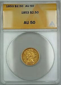 1853N $2.50 oeB NH[^[ C[O  ANACS AU-50