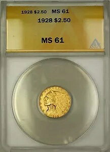 1928N $2.50 CfBA NH[^[ C[O  ANACS MS-61 (B)