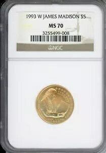 1993-W �W�F�[���Y �}�f�B�\�������͓T 5 �h�� NGC MS70 MS-70 �S�[���h�L�O�R�C��!