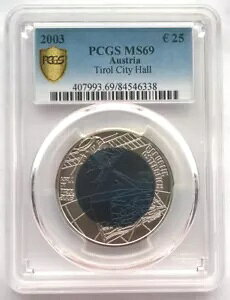 I[XgA 2003 VeB Iu z[ 25 [ PCGS MS69 jIu(6338)